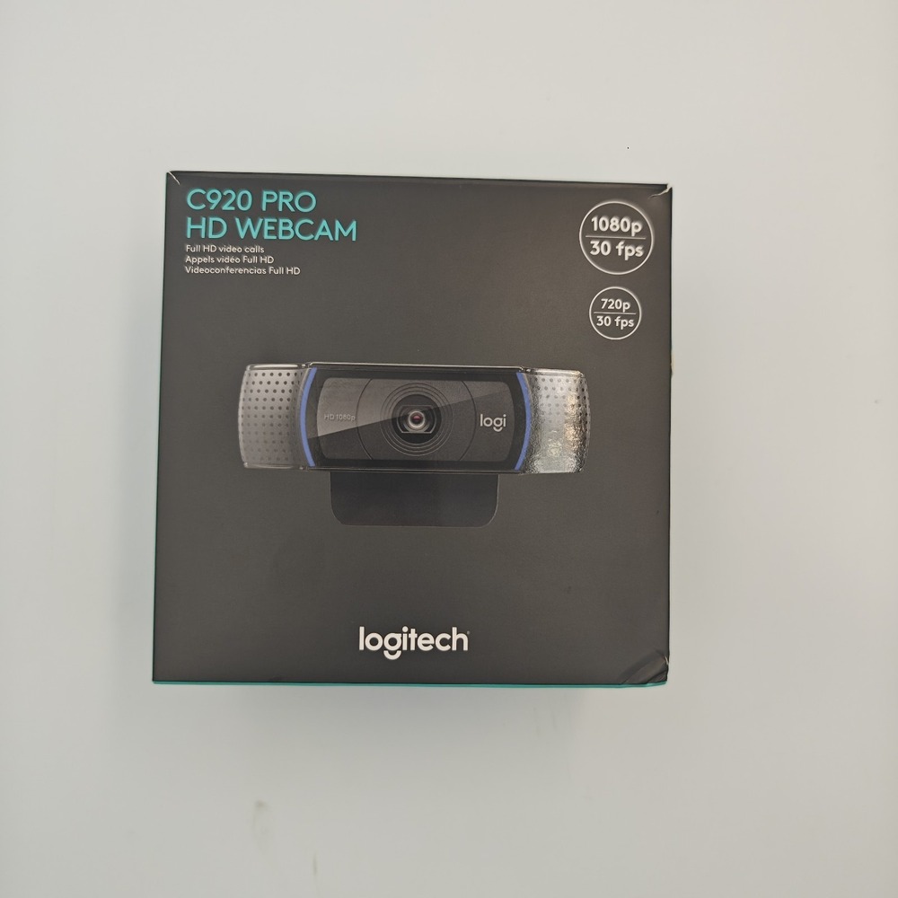 Authentic Logitech C920s Pro HD 1080p Webcam